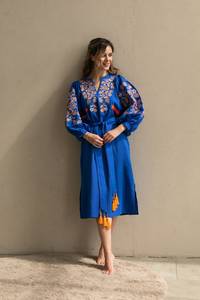 เดรสยาวโบโฮปักลายสำหรับผู้หญิงคอลเลกชันฤดูร้อนออกแบบด้วยมือสไตล์โรมัน - Product Image 4