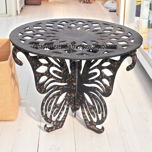 Bàn Kim Loại cao cấp với cơ sở bướm đẹp hiện đại bền và mảnh giọng hoàn hảo cho phòng khách với giá cả hợp lý - Product Image 4