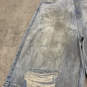 Jorts baggy pour hommes OEM de haute qualité jambe droite jambe large - Product Image 3