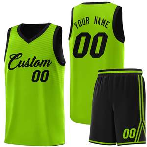 Nouvel arrivage d'uniformes de basket-ball pour jeunes uniformes d'entraînement de basket-ball réversibles pour enfants - Product Image 3