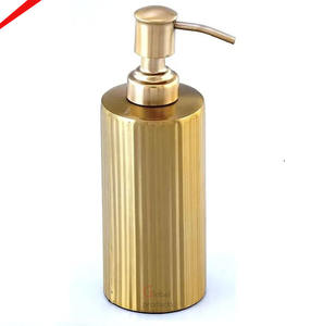 Distributeur de savon liquide unique en finition dorée pour la salle de bain et la cuisine de l'hôtel à la maison - Product Image 4