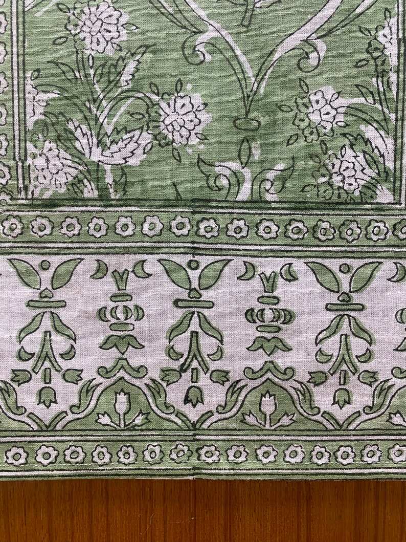 Pear Green and White