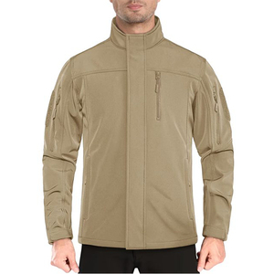 Chaqueta cortavientos Softshell de lona táctica de invierno para hombre de alta calidad, impermeable, Polar, transpirable, con capucha, gruesa, 2026 - Product Image 5