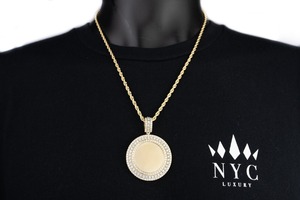 Colgantes de fotos de diamantes cultivados en laboratorio de calidad superior Iced Classic Style GIA Certified Disponible 10K/14K Gold Mejores precios garantizados - Product Image 5