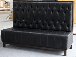Canapé <span class=keywords><strong>banquette</strong></span> en cuir PU capitonné marron, <span class=keywords><strong>banquette</strong></span> rembourrée pour restaurant, café, bar, hôtel, mobilier de salle à manger - Product Image 6