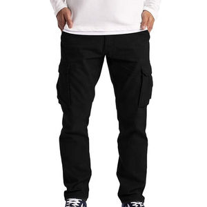 Top demandé en gros personnalisé hommes multi-poches pantalons personnalisés pantalons anti-rides Streetwear décontracté mode Cargo pantalon pantalon - Product Image 6