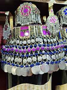 Ensemble de collier léger en acier inoxydable respirant haute Performance artificielle col complet brodé pour les fêtes mariages - Product Image 3