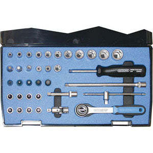 941gf DIY Grade Socket Wrench Set 36 <b>Tools</b> Including Deep Bit CRV Chrome <b>Square</b> Torx Spanner OEM Customizable for Repair Use - Product Image 1