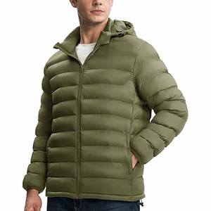 Blouson matelassé tendance pour homme, veste épaisse à capuche, blouson d'hiver personnalisé, blouson matelassé brillant pour homme, téléchargé par Dress Sports - Product Image 2