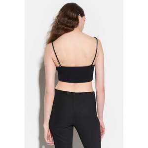 Blusa Corta con Cuello en V BluzV - Product Image 5