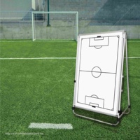 Pizarra Magnética Táctica Plegable y Ajustable Portátil SYH, Flip Chart de 176 cm con Marco de Aluminio, Equipo Deportivo para Campo