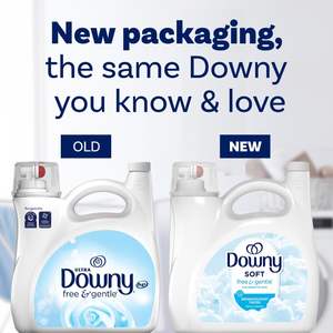 Adoucissant liquide Downy Free & Gentle, 140 fl oz, 190 lavages, hypoallergénique, adapté aux peaux sensibles - Product Image 3