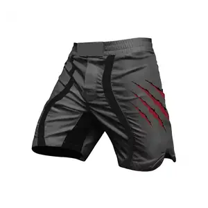 OEM service Fully Customized made Comfortable men MMA Shorts Factory Sale Custom Printed MMA Fighting Shorts