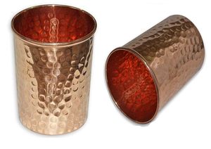 Hammered <b>Copper</b> Metal Mint Julep <b>Cup</b> Drinkware Accessories Pack of 2 - Product Image 6
