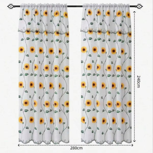 Tende per Soggiorno ARODDY, Moderne Traforate con Ricamo Laser, Ignifughe e Oscuranti, 100% Poliestere - Product Image 5