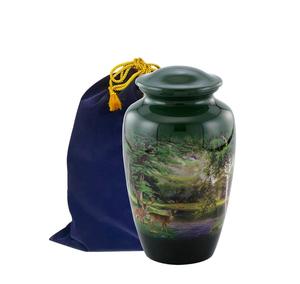 Urne Buck pour adulte de crémation de cerf Urne de chasse pleine grandeur Urne funéraire et commémorative pour cendres humaines jusqu'à 200 lb avec sac - Product Image 4