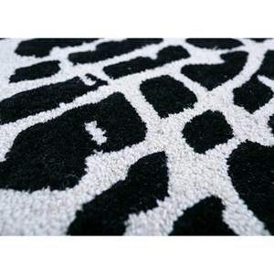 พรมขนสัตว์ทอมือลายเรขาคณิตสีเทาและสีดำ รุ่น TR-13007 รูปทรงสี่เหลี่ยมผืนผ้า ขนาดใหญ่ สำหรับใช้ในบ้านและทางเดิน - Product Image 3