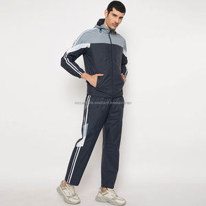 Nardon Apparels Ensemble de survêtements pour hommes Manches longues Décontracté Full Zip Running Sports Sweatsuit For Men 2 Piece Outfits - Product Image 1