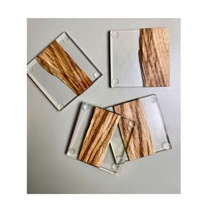 Wholesale Custom Natural Acacia Wood <b>Drink</b> <b>Coaster</b> <b>for</b> Drinking Glasses Wooden <b>Coasters</b> <b>for</b> <b>Drinks</b> With Affordable Price - Product Image 6