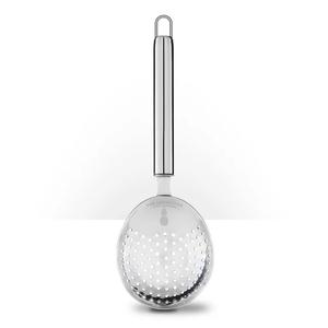 Cuillère passoire à cocktail en acier inoxydable de qualité supérieure, tête perforée de précision, poignée ergonomique, outil de bar professionnel - Product Image 2