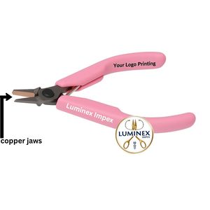 Luminex Impex High Quality Copper Jaw Flat Nose Pliers Stainless Steel <b>Lined</b> Jaws Forming <b>Holding</b> Bending Customizable Jewelry - Product Image 5