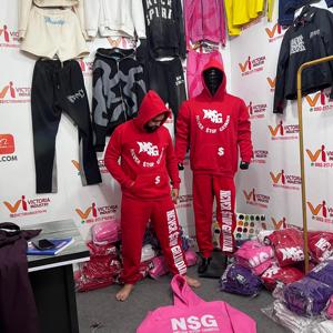 Nuevo Conjunto Deportivo de Dos Piezas para Mujer, Otoño Invierno, Informal, de Algodón, Bordado, con Capucha, Manga Larga, Sudadera Cálida y Pantalones Largos - Product Image 1