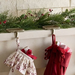 Venta caliente Metal Christmas Stocking Holder Snowflake Gold Star Decorativo Holiday Chimenea Accesorio - Product Image 4