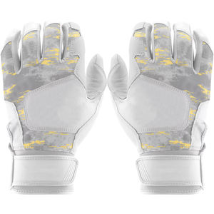 Guantes de bateo de cuero Premium para hombres de alta calidad con puño regular para béisbol y softbol Agarre mejorado y comodidad duradera - Product Image 5
