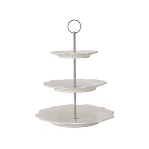 Elegante Soporte de Metal de Tres Niveles para Tartas, Decoración Árabe para el Hogar, Decoración Festiva para Eid y Ramadán, Herramientas para Tartas - Product Image 3
