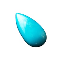 PDM Gems – Nouveauté : Cabochon de pierre précieuse turquoise 100 % naturelle, taille poire, pour la fabrication de pendentifs, disponible au prix de gros