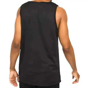 Venta al por mayor transpirable de secado rápido Activewear Fitness Man Tank Tops Gym Tank Top Drop Armhole Wear Men Open Side - Product Image 3