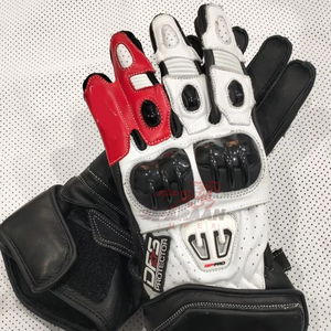 Gants de course à doigts entiers pour hommes Protection contre les jointures en carbone Protection solaire Écran tactile Compatible avec les sports de plein air Moto Cyclisme - Product Image 1