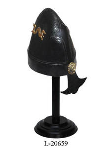 Casco bárbaro de cuero medieval/Casco de cuero/Casco de armadura Artículo de decoración de casco alemán antiguo decorativo de la mejor calidad - Product Image 4