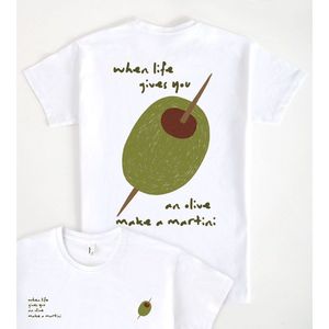 Quando la vita ti regala un'oliva, magliette promozionali - Product Image 1