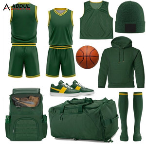Ensemble de vêtements de sport de basket-ball pour hommes, design sans manches, tissu respirant, parfait pour les matchs compétitifs et l'entraînement - Product Image 1