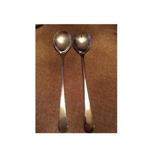 ช้อนสลัดเหล็กช้อนตกแต่งเครื่องใช้บนโต๊ะอาหารงานทำมือสุดหรูสำหรับการปรับขนาดผลิตภัณฑ์ขายดี - Product Image 1