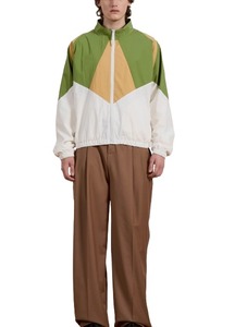 High Quality Men's <b>Running</b> Full Zip <b>Lightweight</b> Windbreaker <b>Jacket</b> Custom Color Block Street Style Dyed Processing - Product Image 5