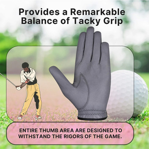 Gants de golf Cabretta à haute adhérence avec impression de logo de broderie d'étiquette personnalisée et image de marque pour les joueurs et les détaillants - Product Image 5