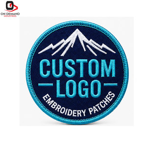 New Arrival Embroidered 3D Custom Garment <b>Patches</b> with Canvas Fabric Premium Quality <b>Sew</b>-<b>On</b> Style Custom Colors & Logos - Product Image 1