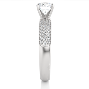 Anillo de Diamantes de Compromiso, Joyería Nupcial Diseñada con Elegantes Conceptos de Anillos de Diamantes para Eventos de Compromiso y Bodas - Product Image 3