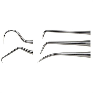 Exploradores Dentales PISSCO, Sonda de Exploración Dental de Doble Extremo, 1 Pieza, Acero Inoxidable - Product Image 1