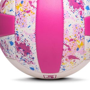 ลูกวอลเล่ย์บอลสีชมพูน่ารักสำหรับเด็กผู้หญิงไซส์ทางการ5โปรโมชั่นหนังพีวีซีสัมผัสนุ่มเย็บด้วยเครื่องสำหรับเหตุการณ์แจกฟรี - Product Image 6