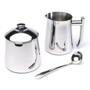 Boîte à sucre en métal fabriquée à la main indienne avec plateau disponible en forme et taille personnalisées, vente en gros - Product Image 4