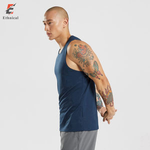 Men's Custom Logo Training Gym <b>Stringer</b> <b>Vest</b> New Bodybuilding Tank Tops with Low Price - Product Image 3