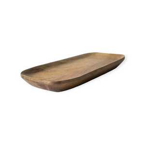 Artisanat pour plateau en bois de manguier Plateaux en bois rectangulaires pour mariage Ramadan Diwali-Assiettes à vaisselle élégantes - Product Image 2