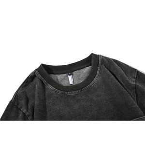 Camisetas de peso pesado de alta calidad 305 Gsm, las mejores camisetas de algodón grueso con estampado personalizado para hombres - Product Image 5