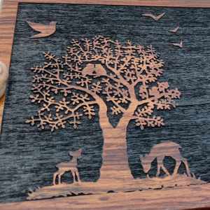 Urna Caja de cremación de palisandro para cenizas humanas Dear Tree Urna de cremación personalizada para cenizas Artesanal Grande - Product Image 4