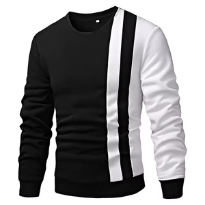 Sudadera de Forro Polar de Algodón y Poliéster Grueso para Hombre, Cuello Redondo, Invierno, Impresión Digital, Logotipo Personalizado, Suministro Directo de Fábrica OEM al por Mayor - Product Image 5