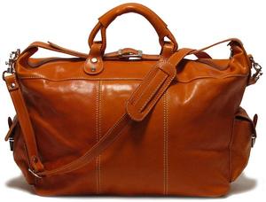 Brown <b>Leather</b> Trendy Weekender <b>Bag</b> 2022 - Duffle Design <b>Bag</b> - Product Image 5