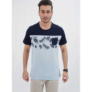 Camiseta de Hombre Orgánica 100% Algodón Ligera con Efecto Desgastado Estilo Hip Hop con Letras Anti-Pilling Blanca Bajo MOQ para Impresión Digital - Product Image 3